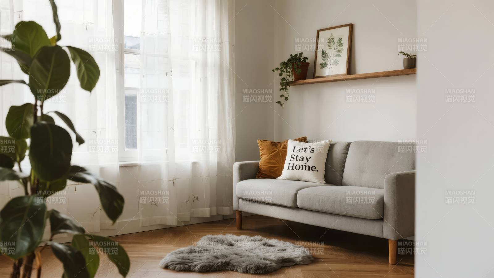 温馨家居一角图片