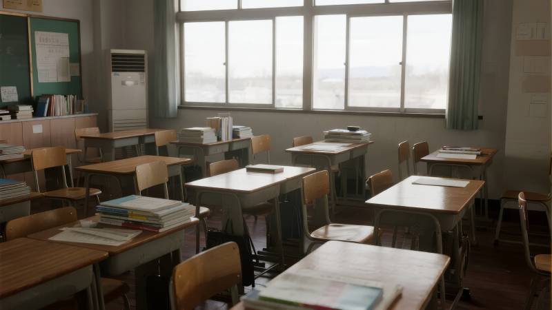 空荡的教室图片