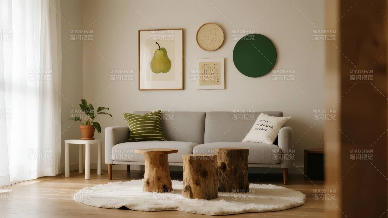 简约客厅布置图片