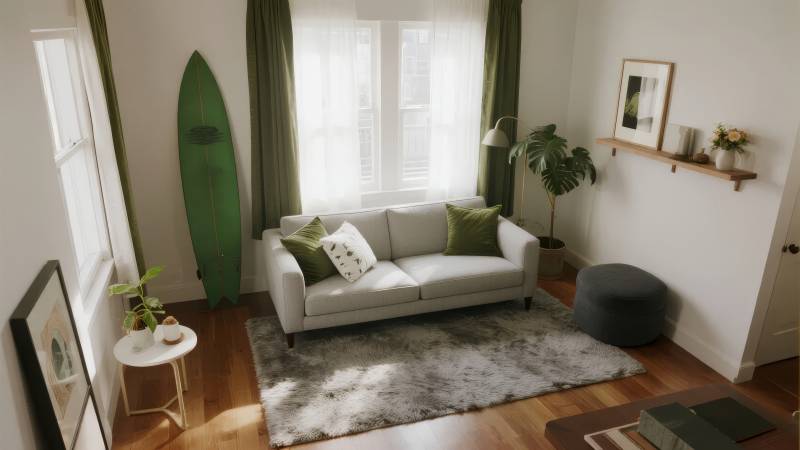 温馨客厅布置图片