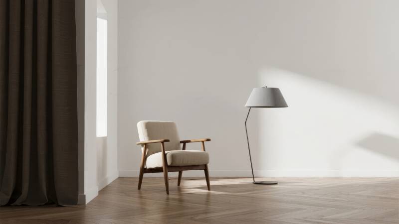 简约客厅一角图片