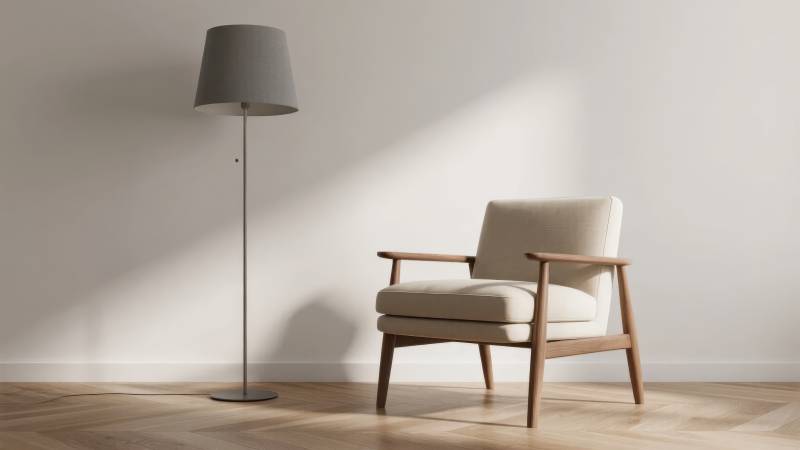 简约客厅一角图片