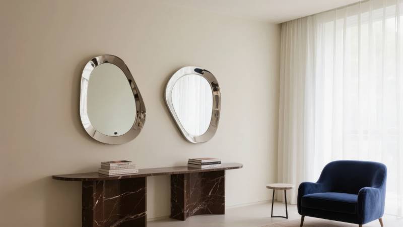 现代简约客厅一角图片