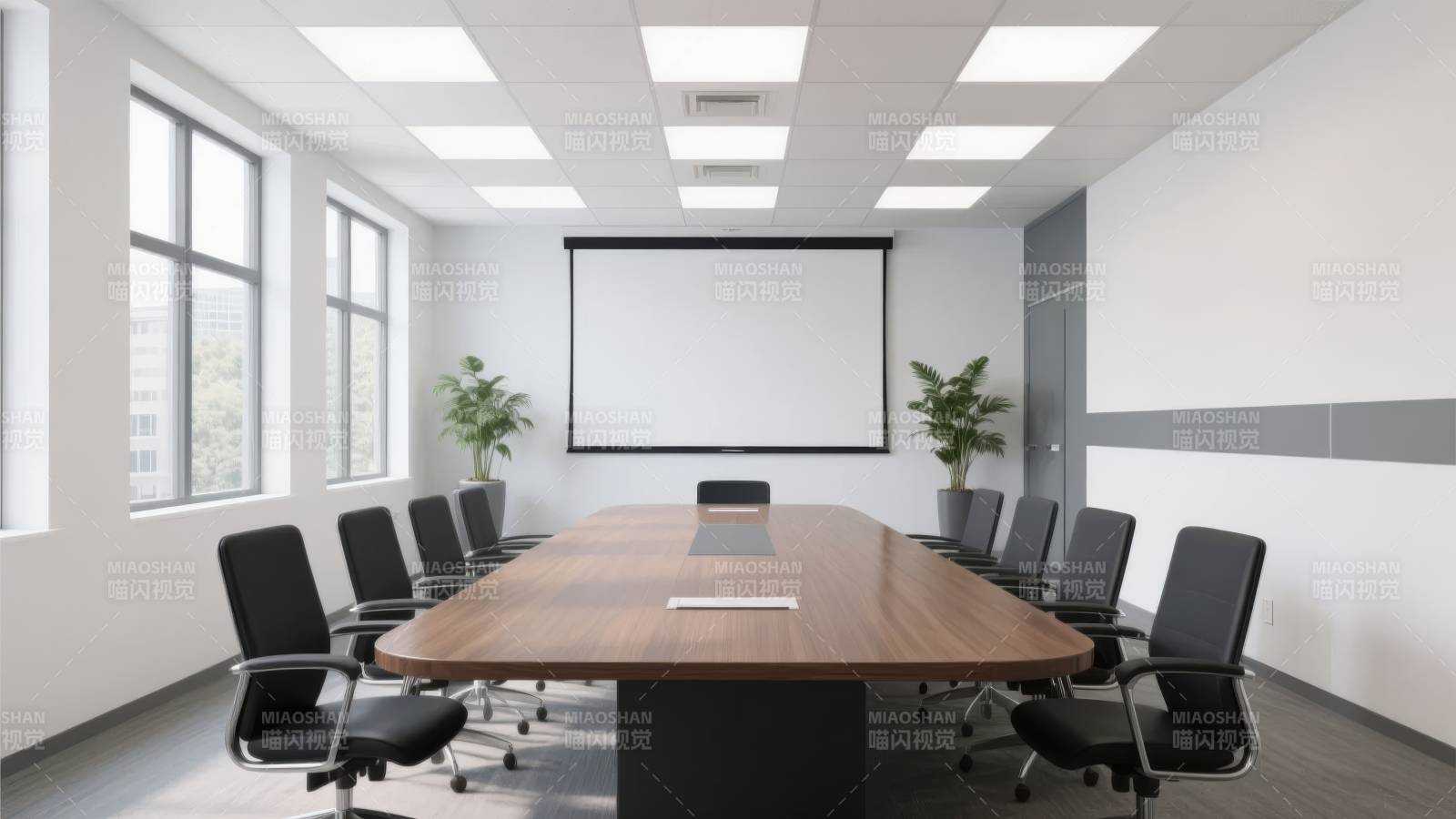 现代会议室环境图片