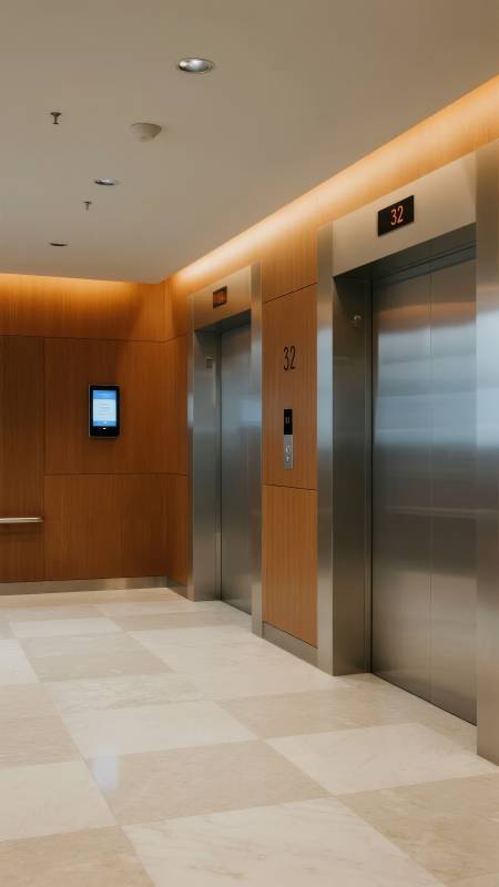 现代电梯厅层图片