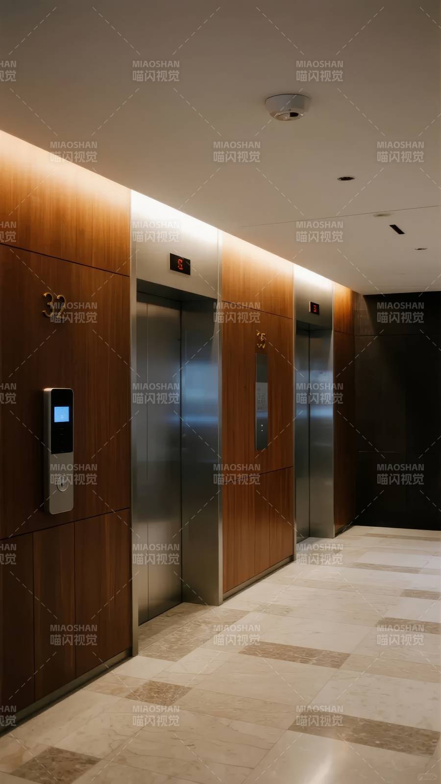 电梯厅现代设计图片