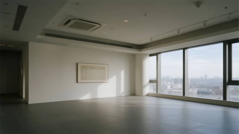 现代艺术展厅一隅图片