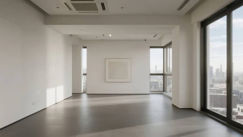 现代简约客厅全景图片