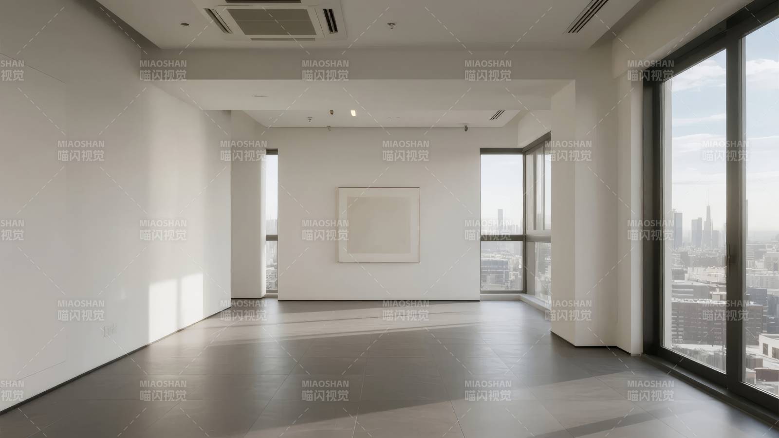 现代简约客厅全景图片