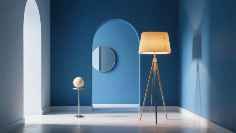 蓝调静谧空间图片