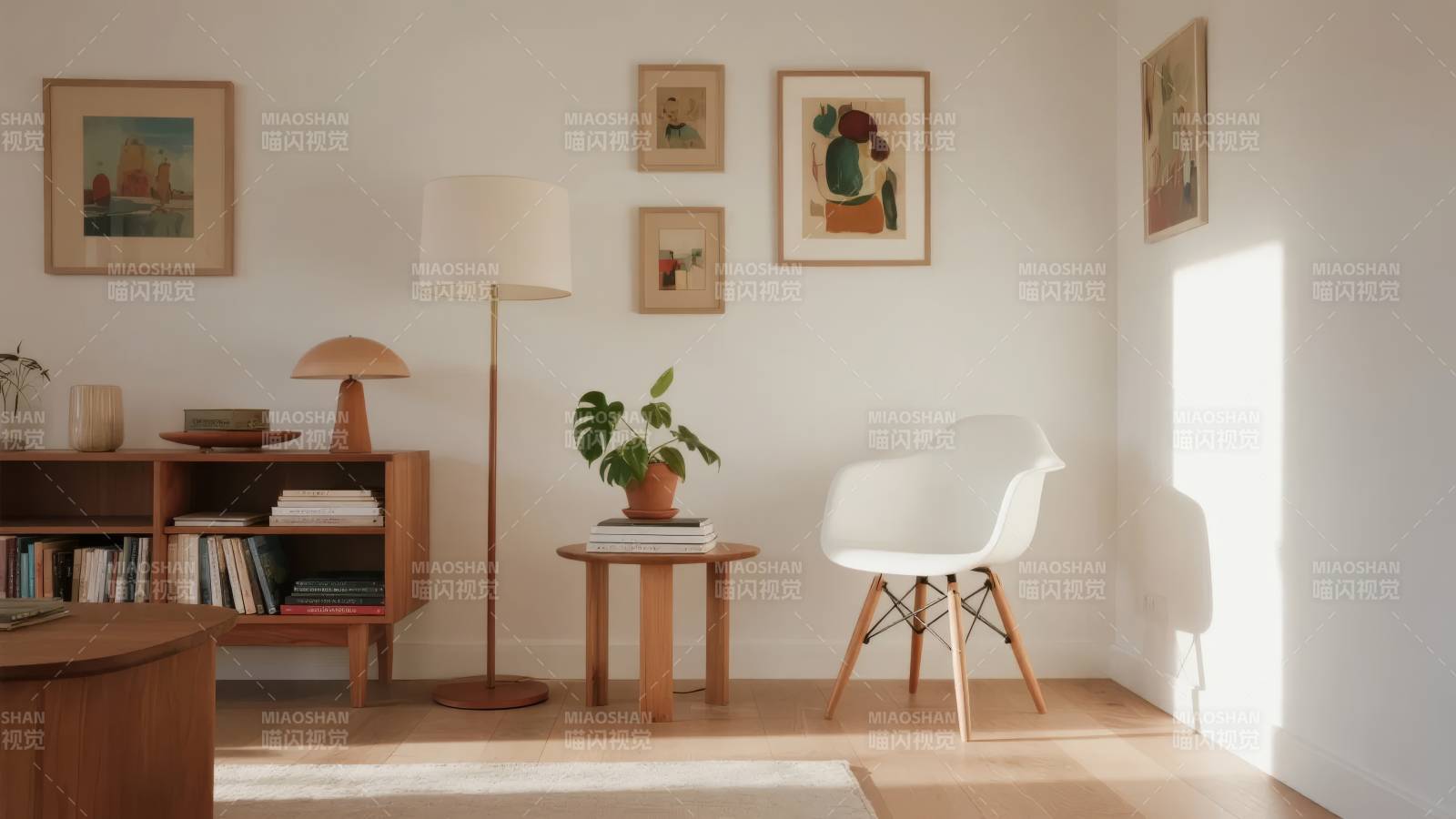 简约客厅一角图片