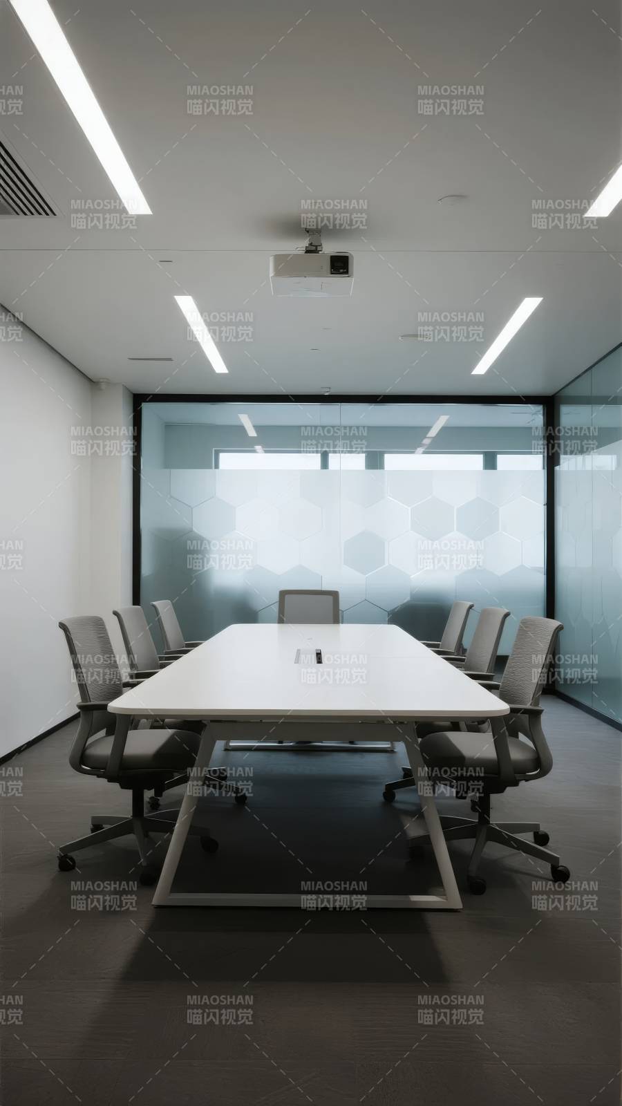 现代简约会议室图片
