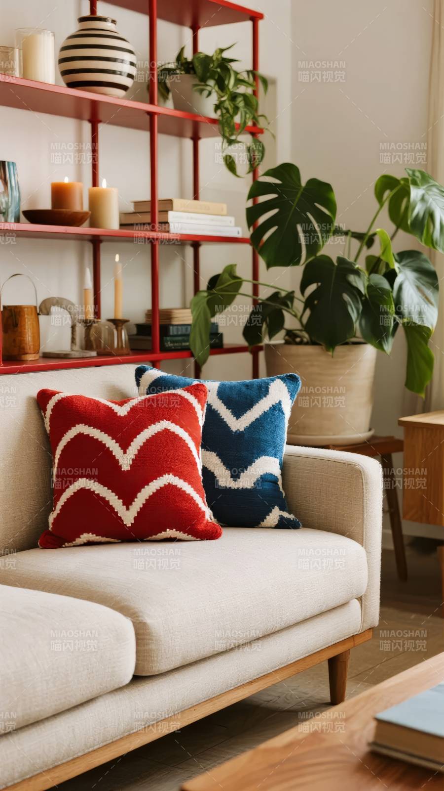 温馨客厅一角图片