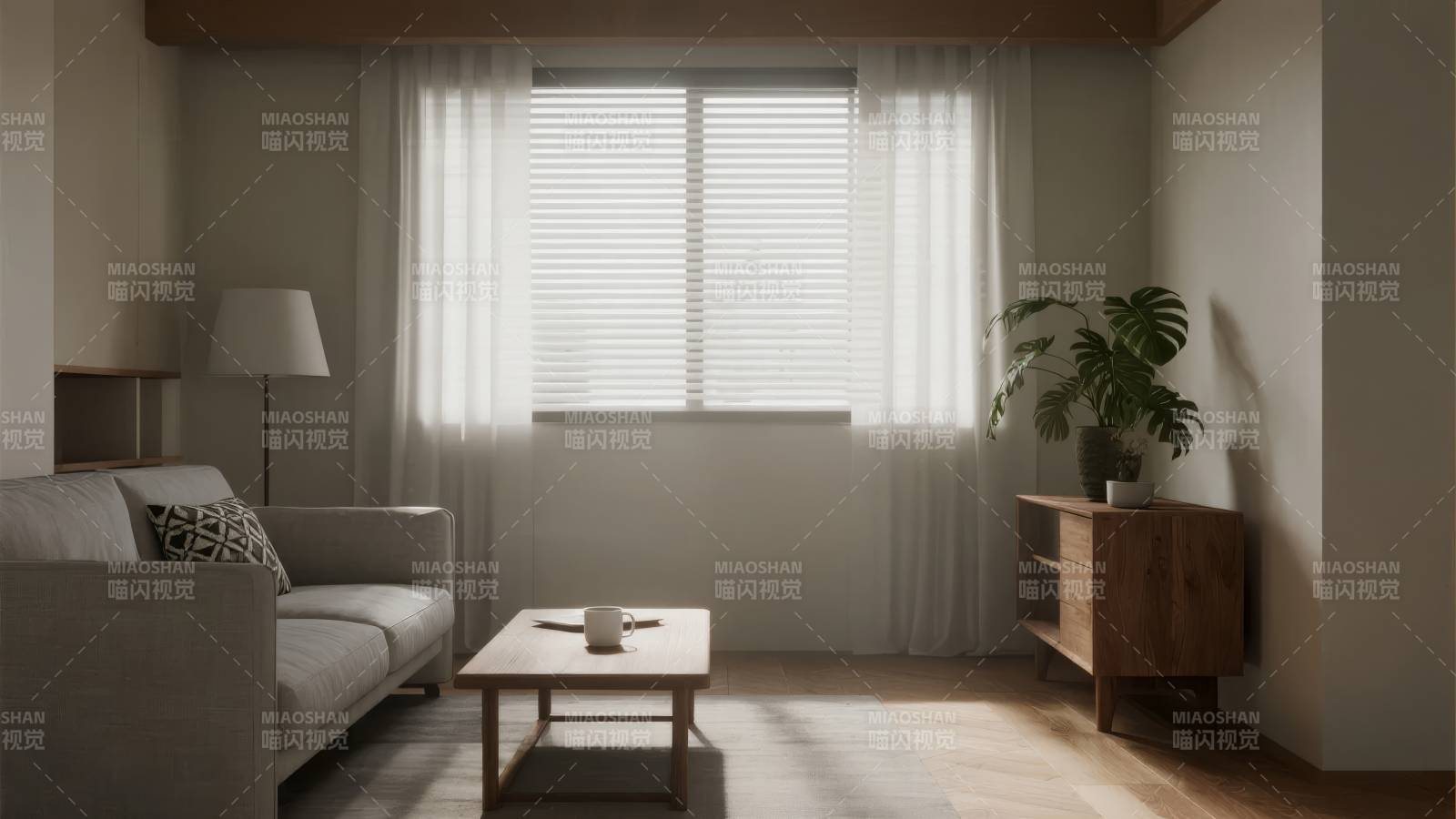 简约客厅静谧时光图片