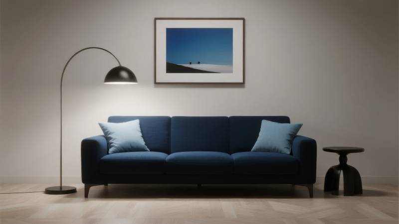 现代客厅沙发布置图片