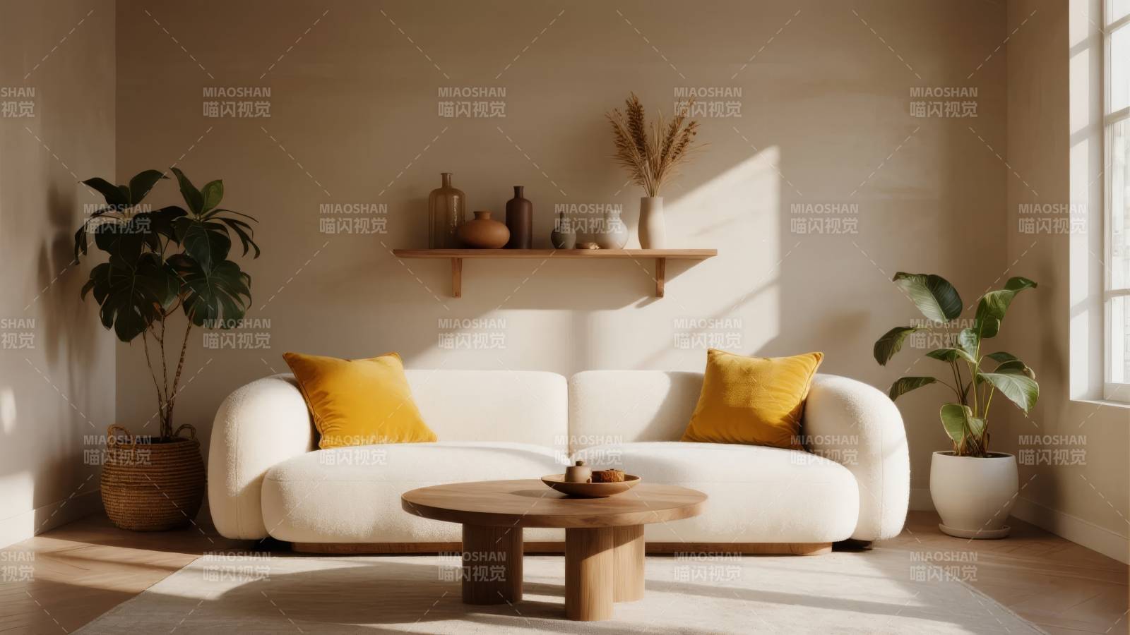 简约客厅 阳光满屋图片