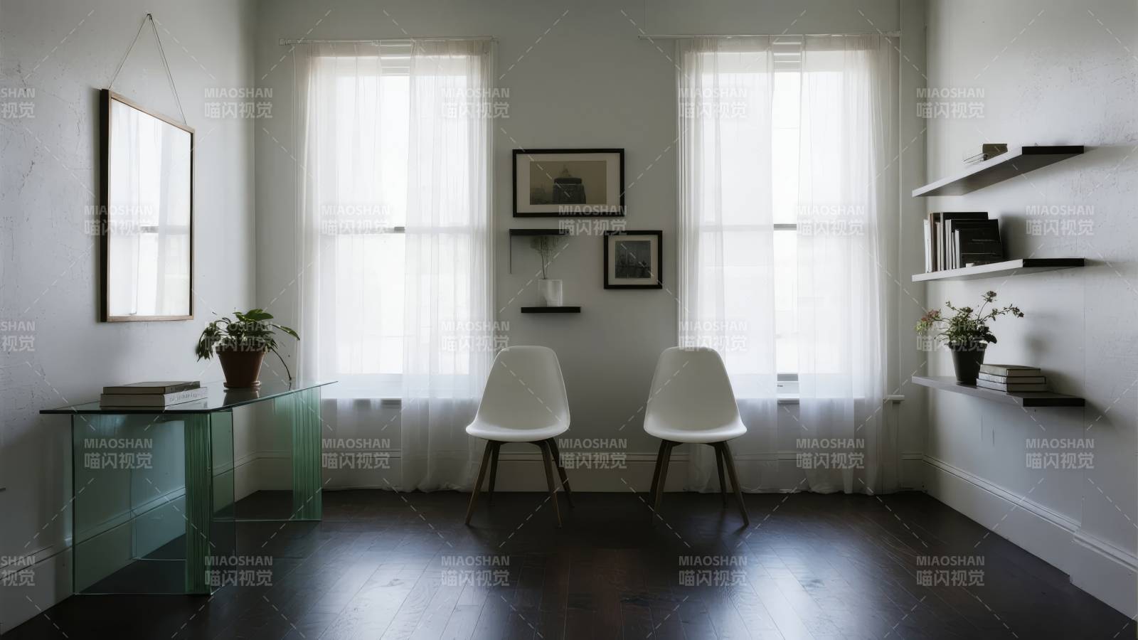 简约客厅一角图片