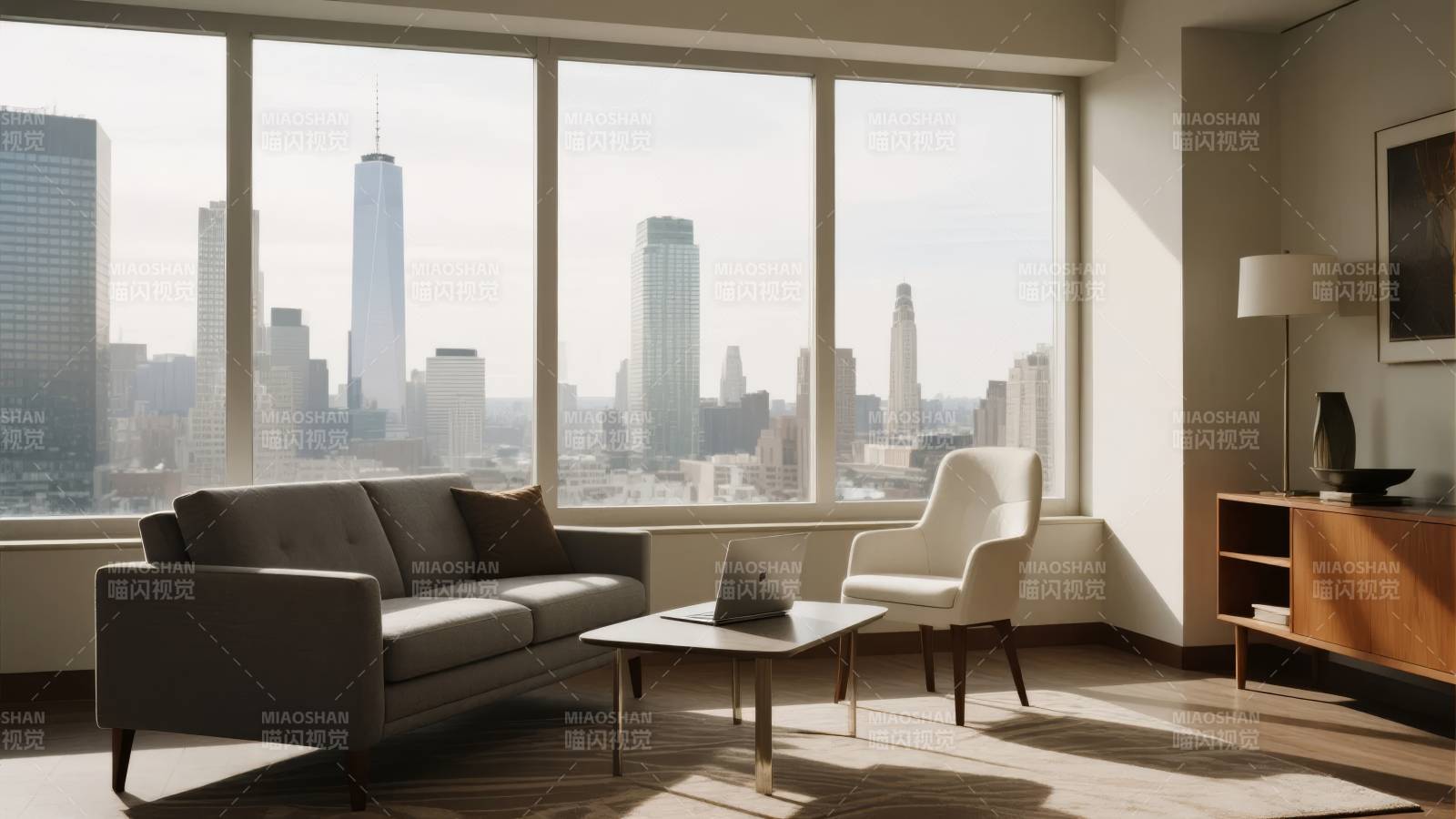 都市客厅美景图片