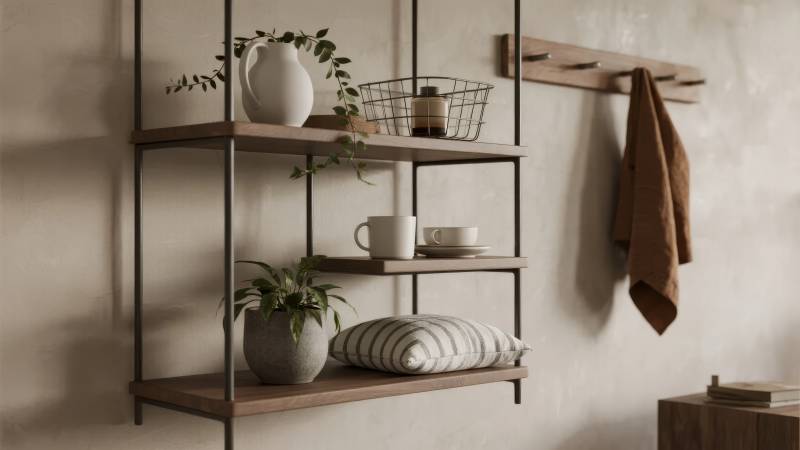 简约家居置物架图片