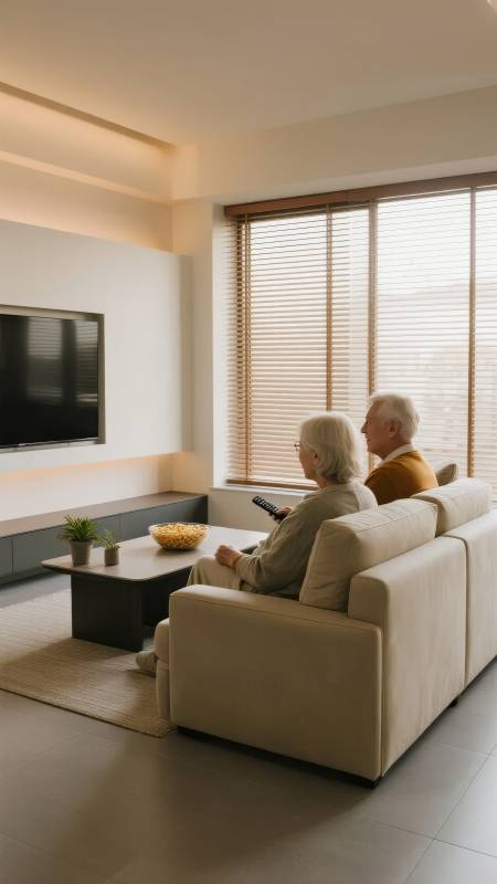 温馨客厅共赏时光图片