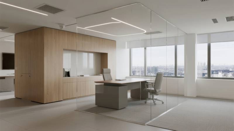 现代简约办公室图片