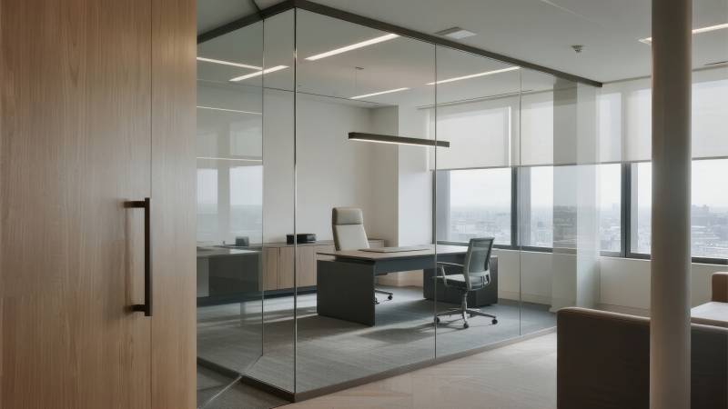 现代简约办公室图片