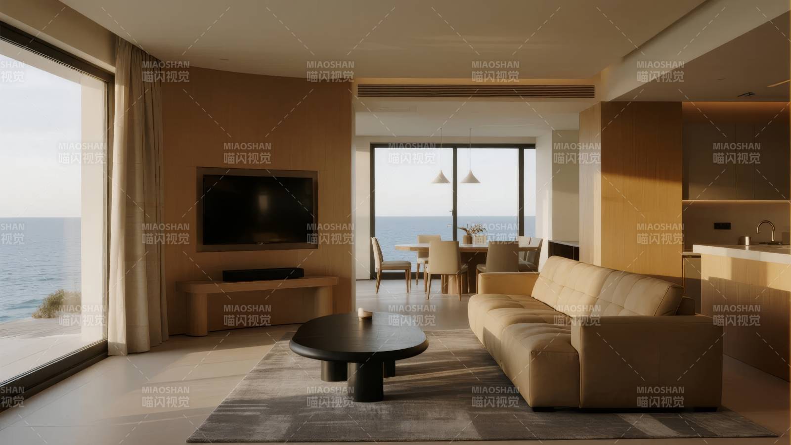 海景客厅 现代简约图片