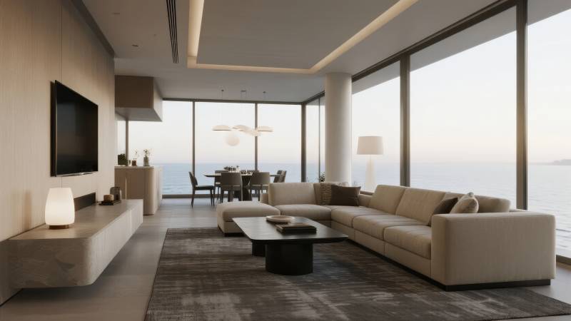 现代简约客厅设计图片