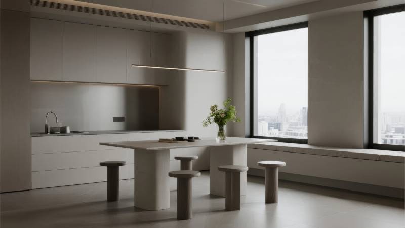 现代简约厨房设计图片