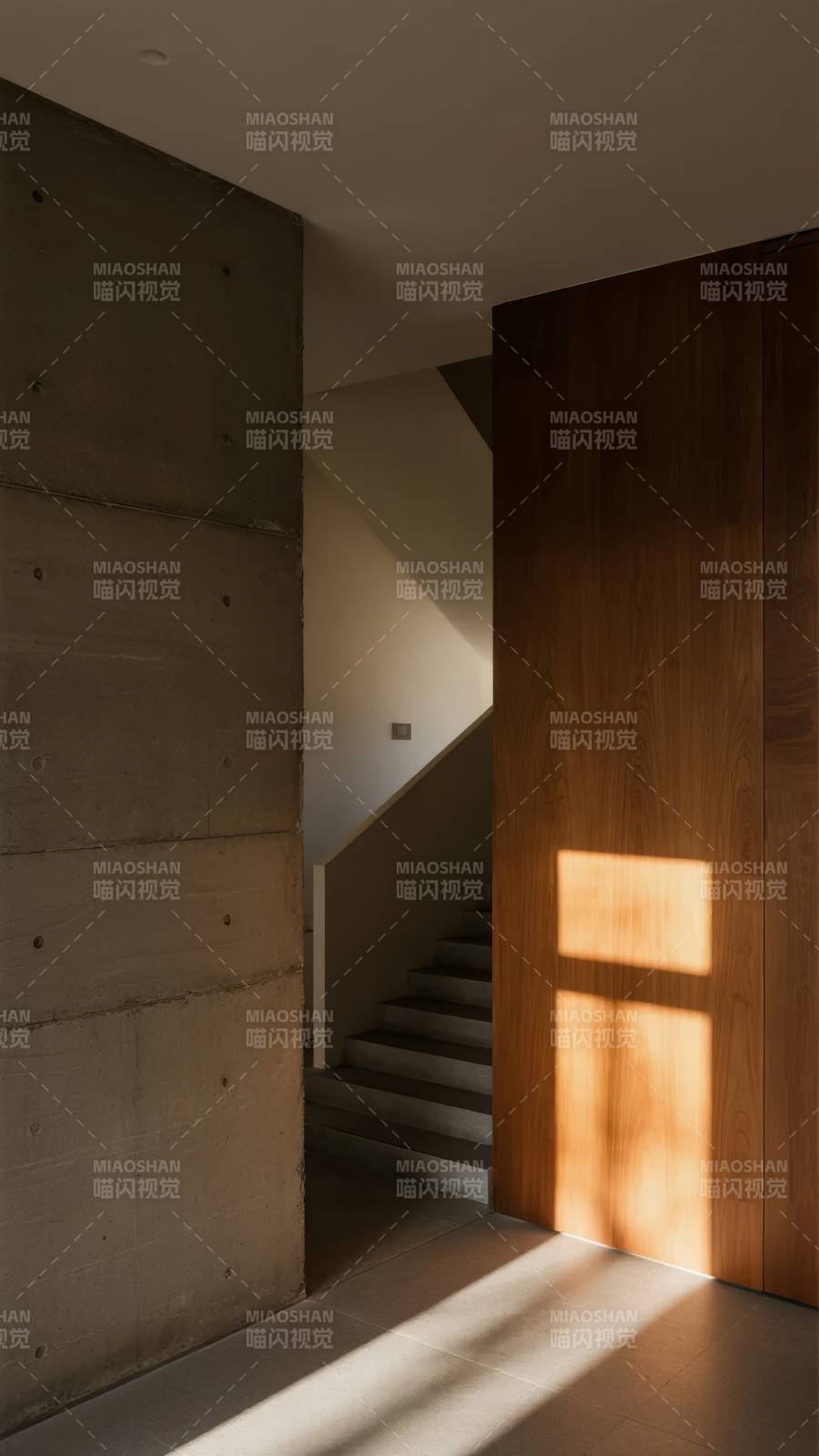 光影楼梯间图片