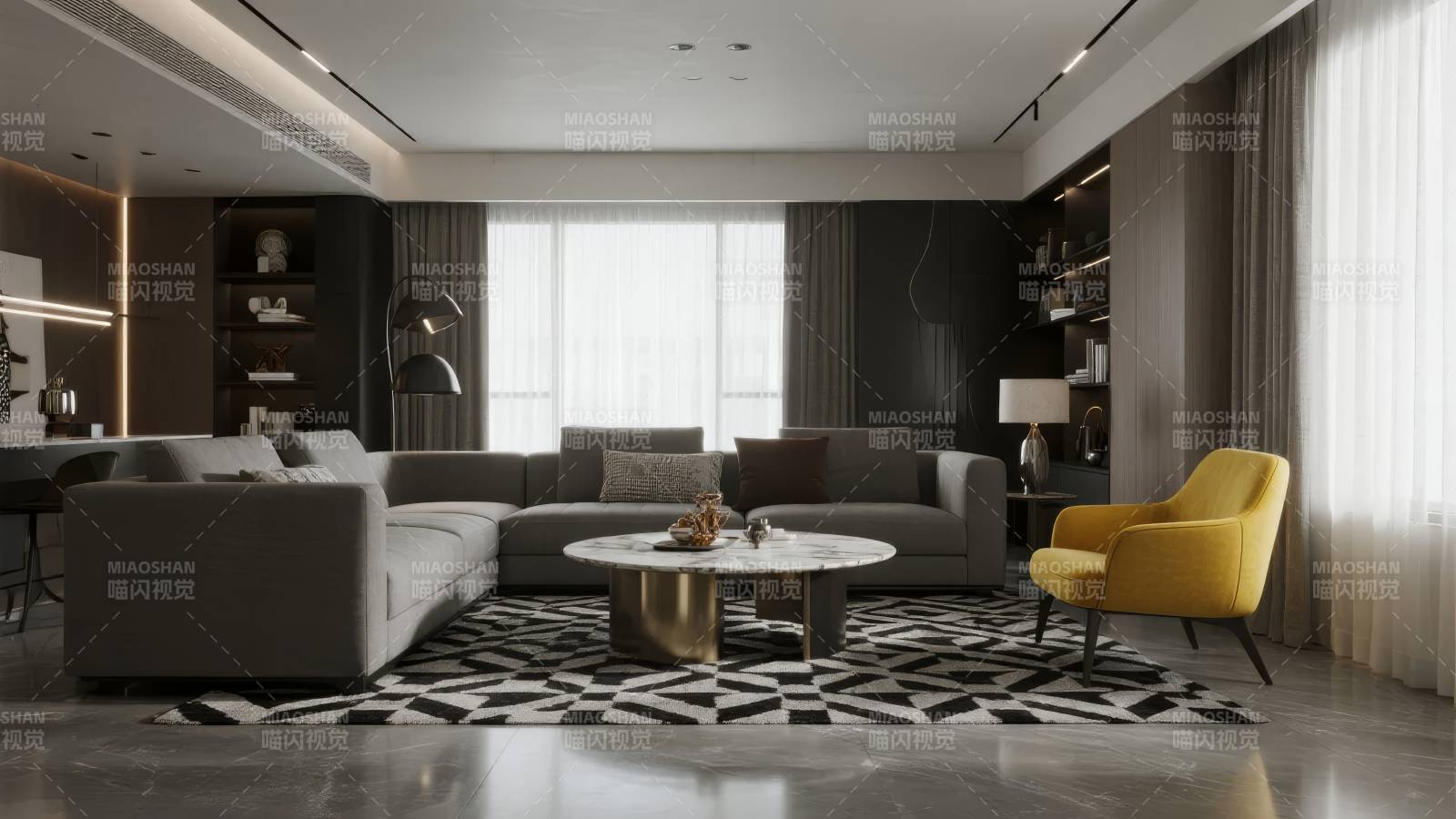 现代简约客厅设计图片