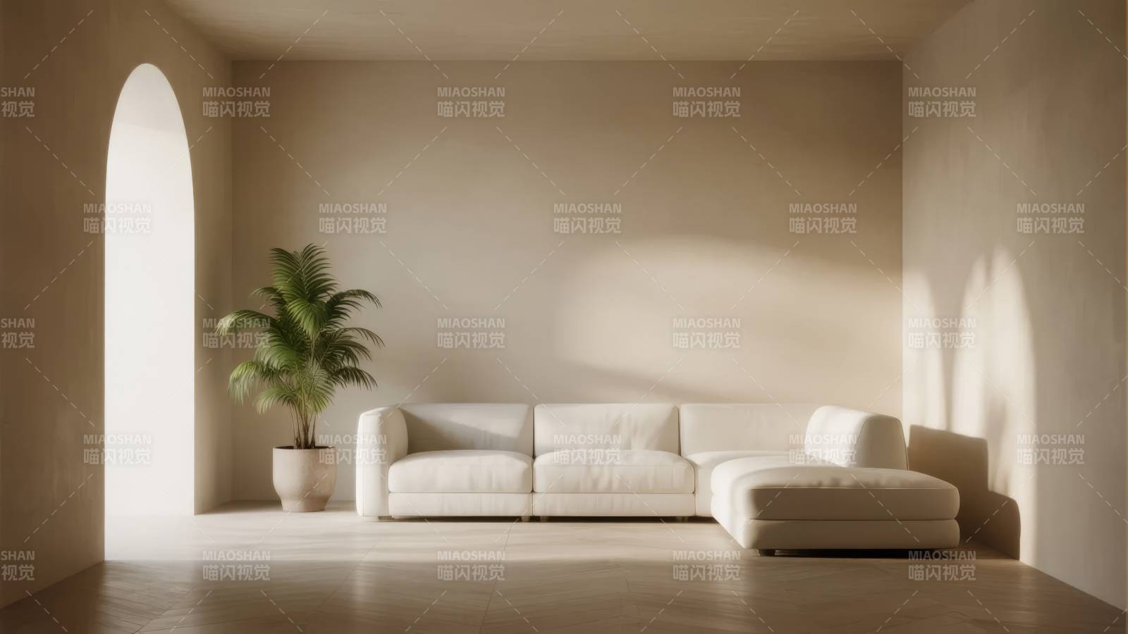 简约客厅 光影静谧图片