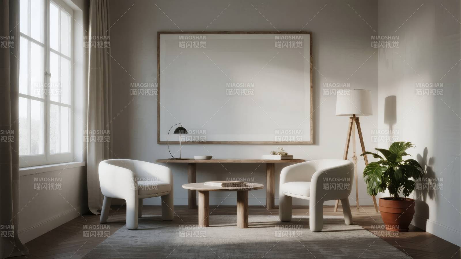 简约客厅一角图片