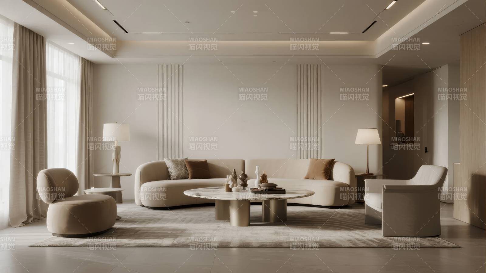 现代简约客厅设计图片