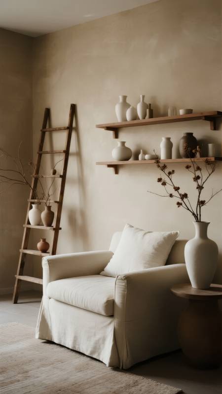 简约雅致客厅一角图片