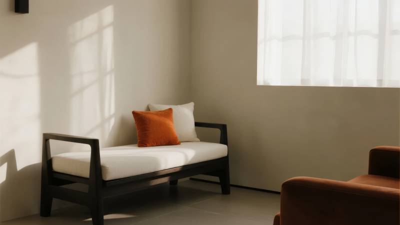 简约客厅一角图片