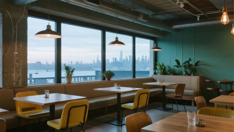 城市景观餐厅图片