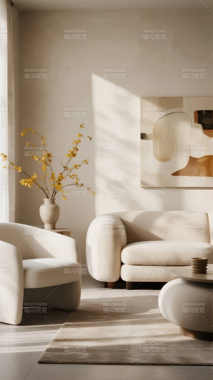 简约客厅光影之美图片