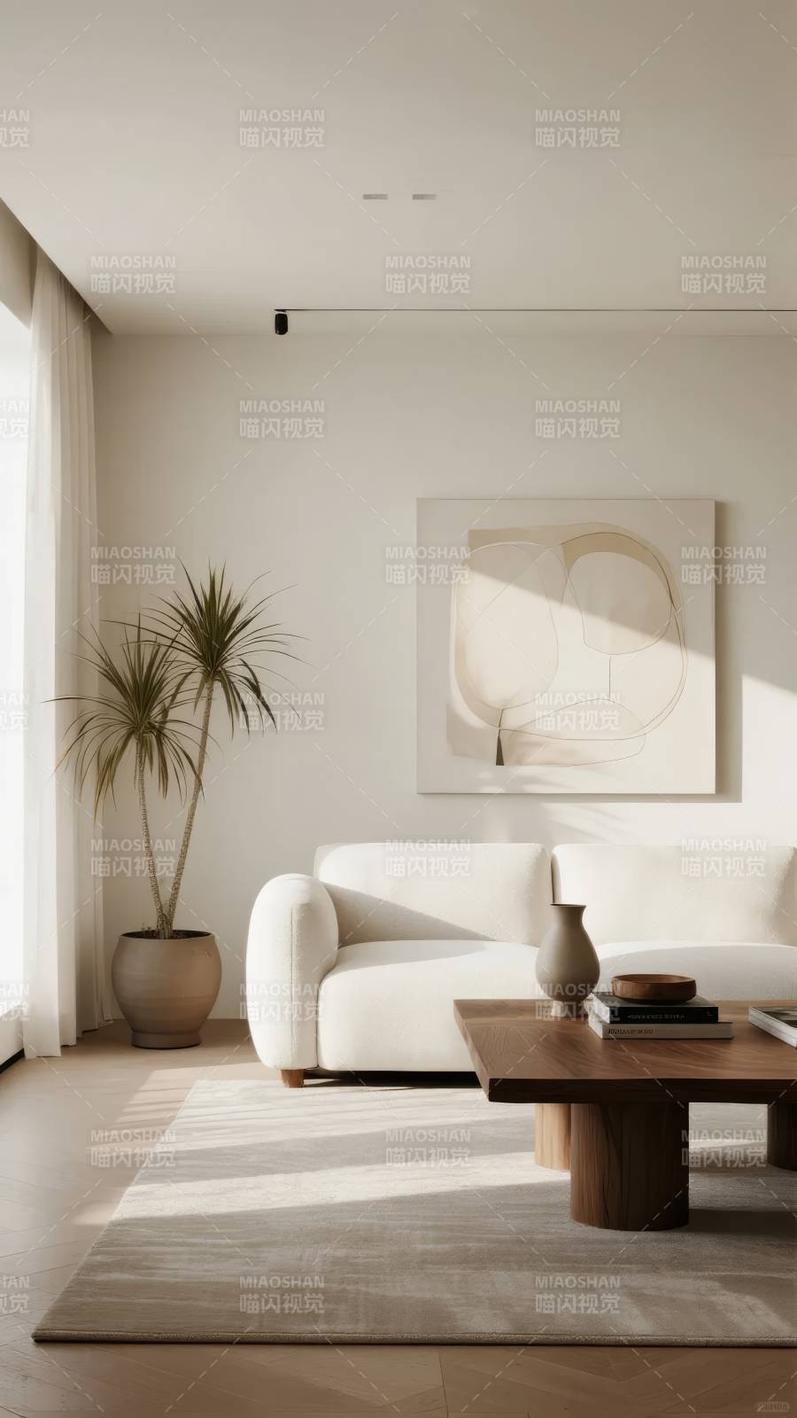 简约客厅光影之美图片