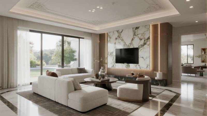 现代简约客厅设计图片