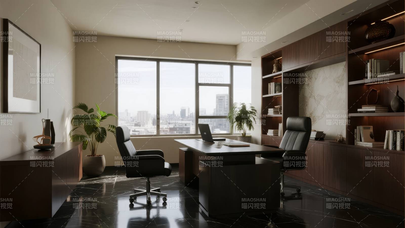 现代简约办公室图片