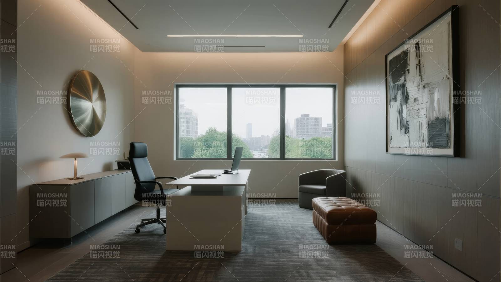 现代简约办公室图片
