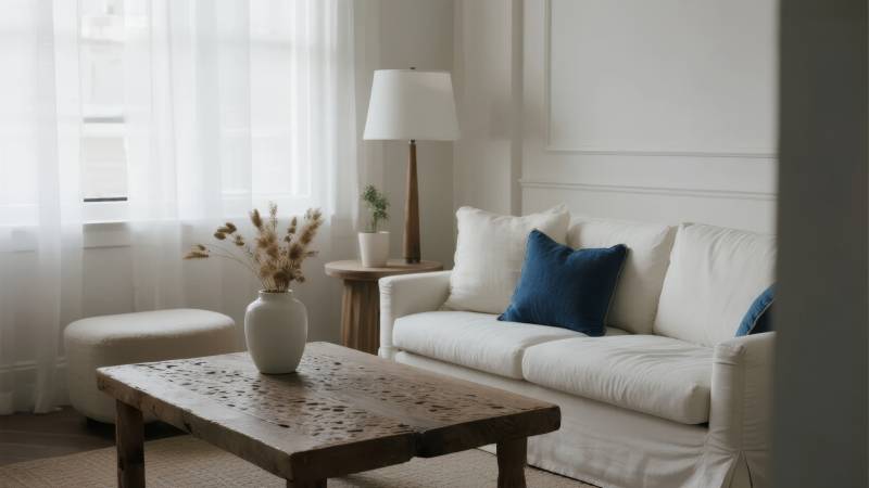 简约客厅静谧时光图片