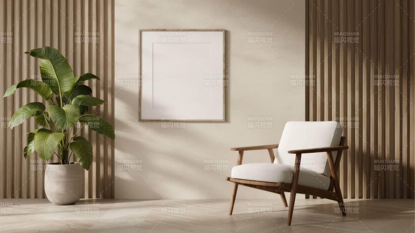 简约现代客厅一角图片