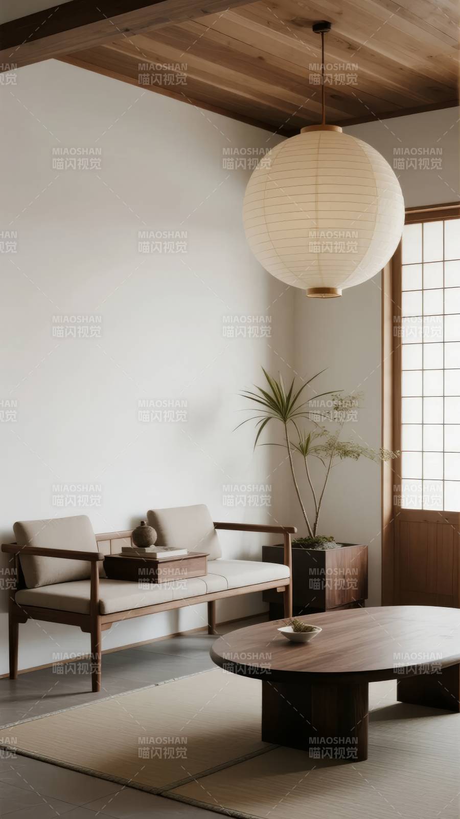 日式禅意客厅图片