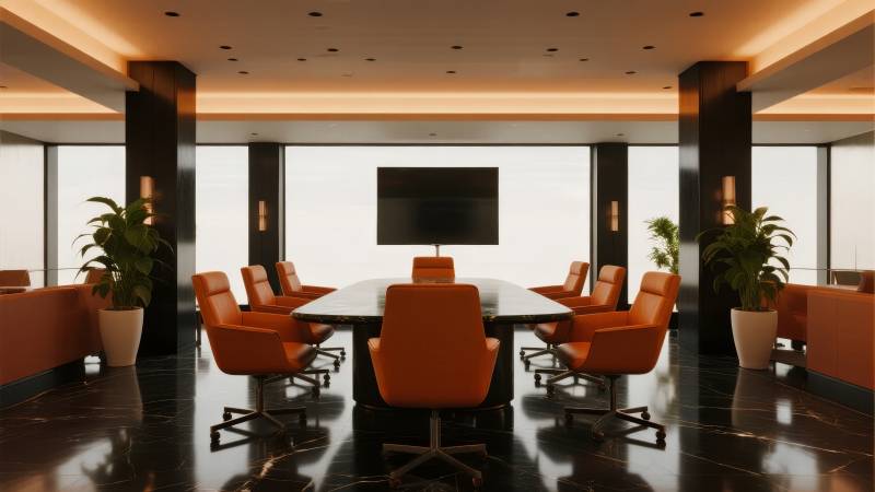 现代会议室设计图片