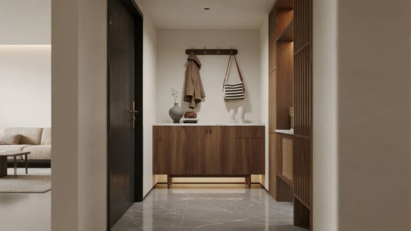 现代简约玄关设计图片
