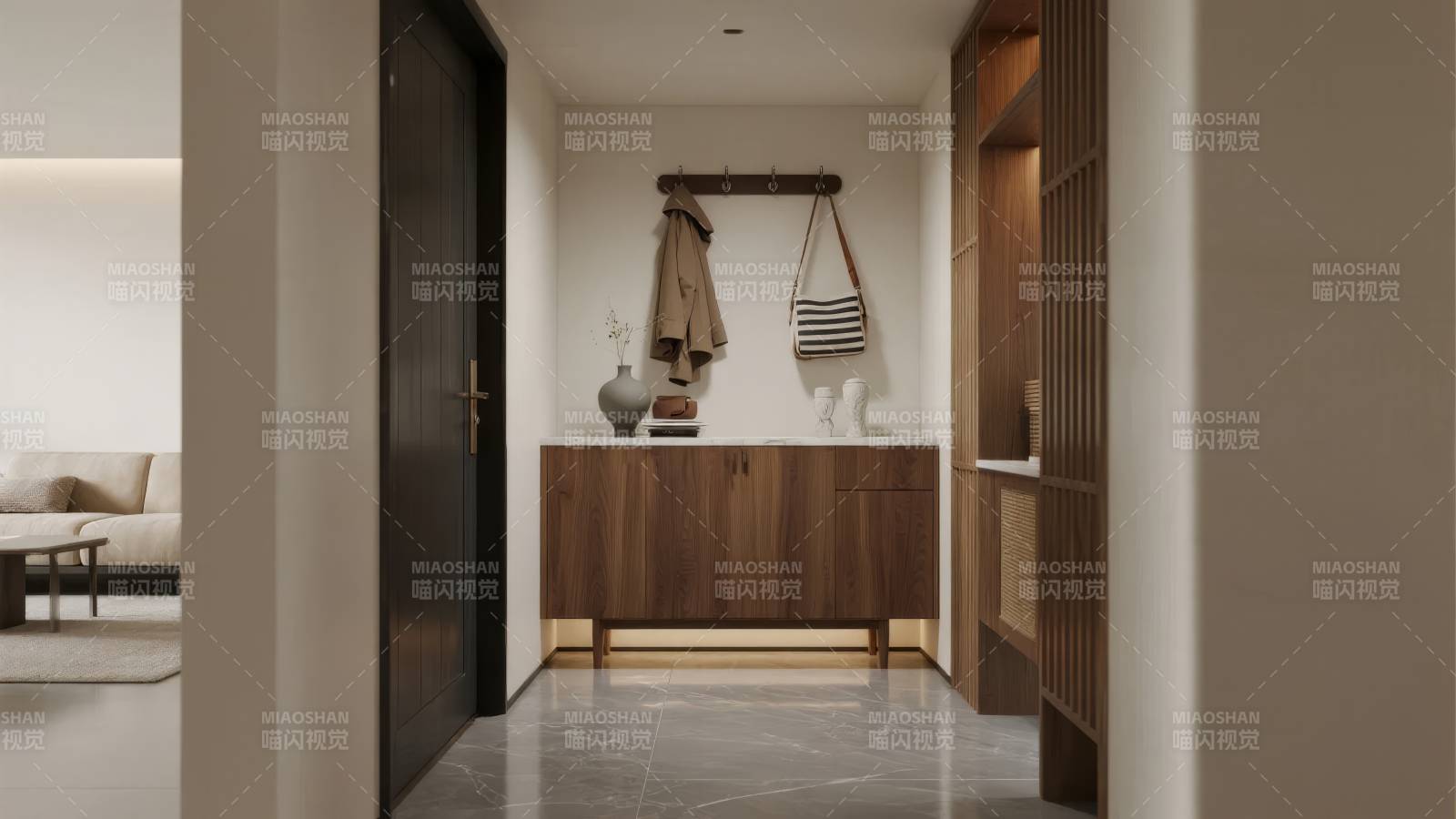 现代简约玄关设计图片