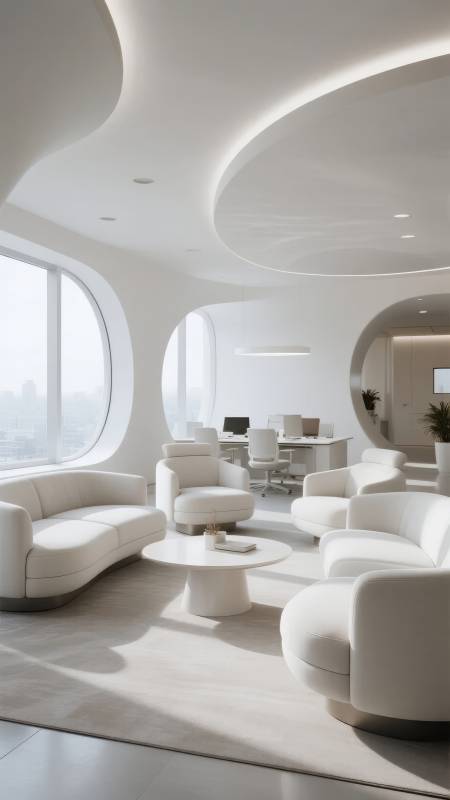 极简未来客厅设计图片