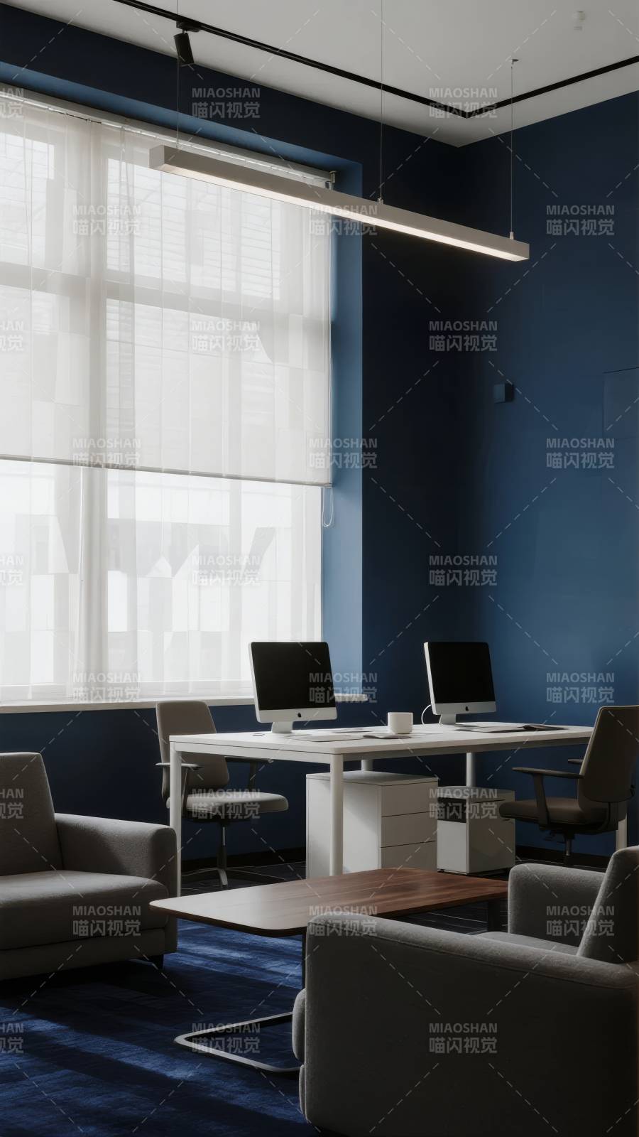 现代简约办公空间图片